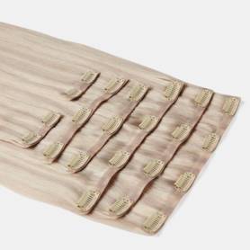 BEAUTYWORKS x Huda BARELY THERE® Clip-ins 18'' Iced Blonde