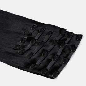 BEAUTYWORKS x Huda BARELY THERE® Clip-ins 18'' Jet Set Black